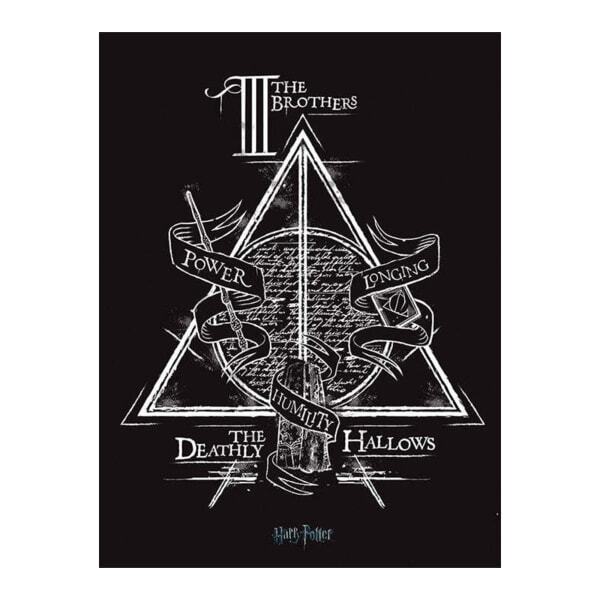 Harry Potter Deathly Hallows Canvas Print (60cm x 80cm)