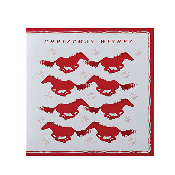 Deckled Edge Christmas Card