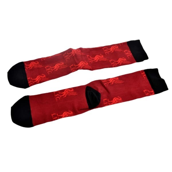 Liverpool FC Adult All-Over Print Socks (4-6.5)