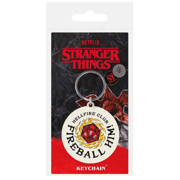 Stranger Things Fireball Him PVC Keyring