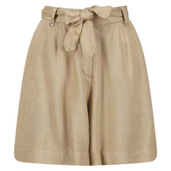 Regatta Womens Sabela Paper Bag Shorts (8)