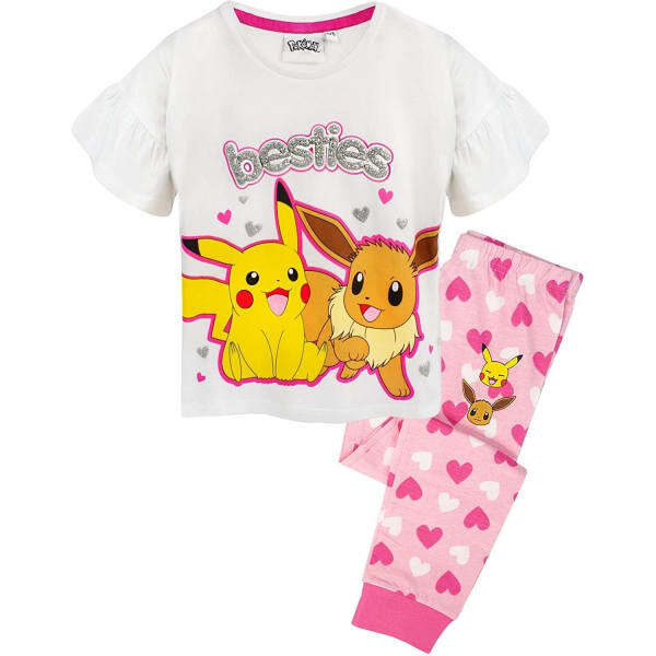 Pokemon Girls Besties Long Pyjama Set (7-8 Years)