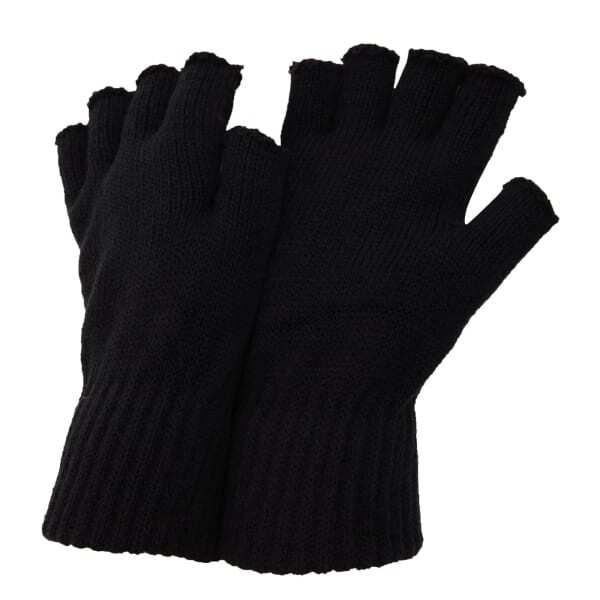 FLOSO Mens Fingerless Winter Gloves