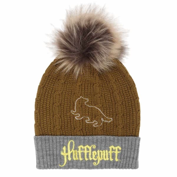 Harry Potter Hufflepuff Pom Pom Beanie