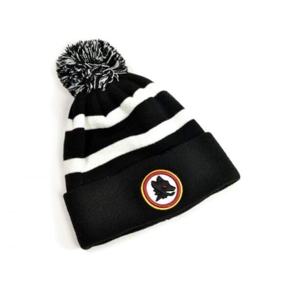 AS Roma Knitted Pom Pom Beanie