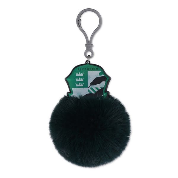 Harry Potter Slytherin Shield Pom Pom Keyring