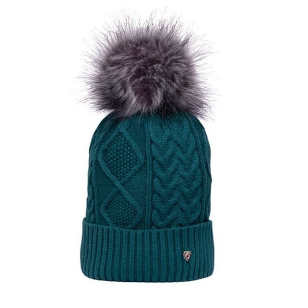 Hy Adult Vanoise Bobble Cable Knit Beanie