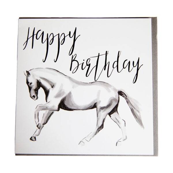 Gubblecote Horsedrawn Happy Birthday Card