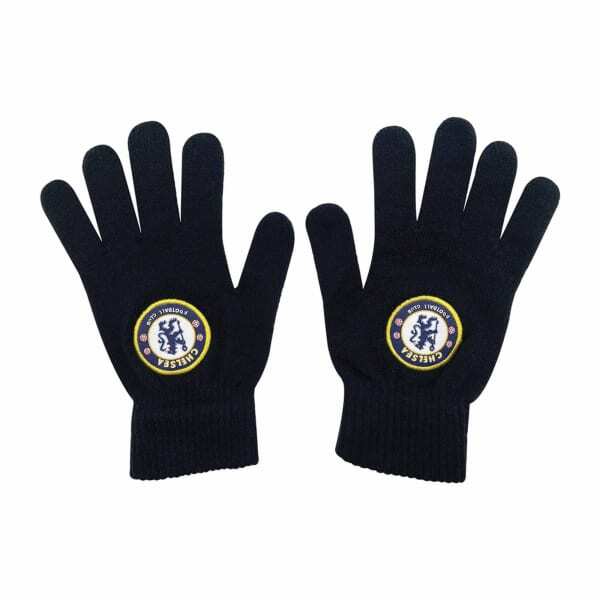 Chelsea FC Kids Knitted Gloves