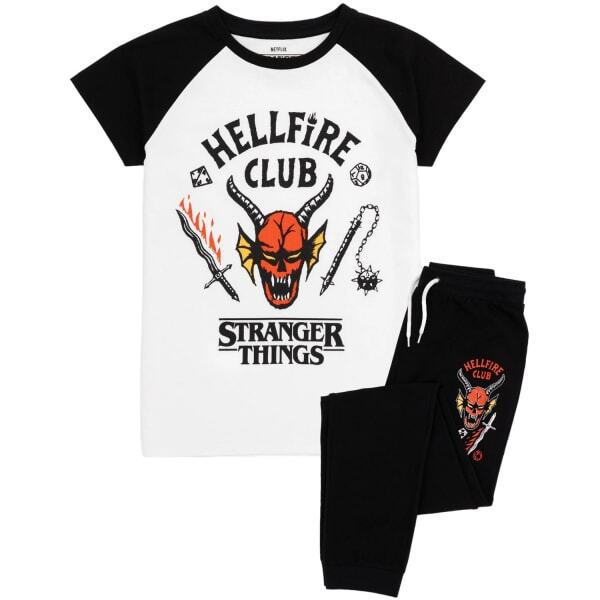 Stranger Things Kids Hellfire Club Pyjama Set (11-12 Years)