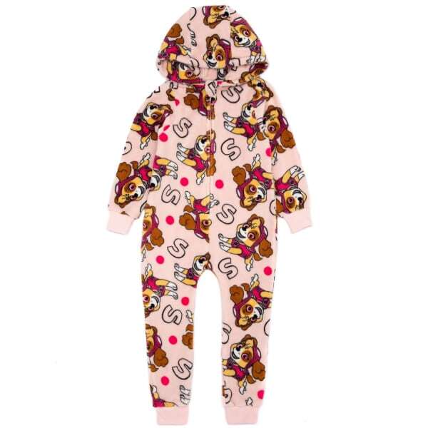 Paw Patrol Girls Skye Hooded Sleepsuit (6-7 Years)