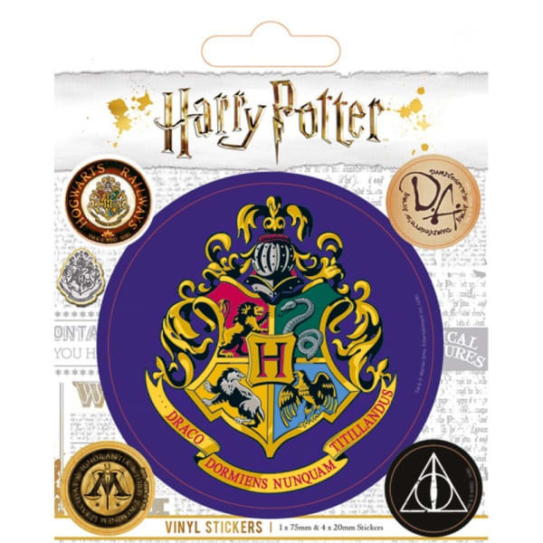 Harry Potter Vinyl Hogwarts Stickers (Pack of 5)