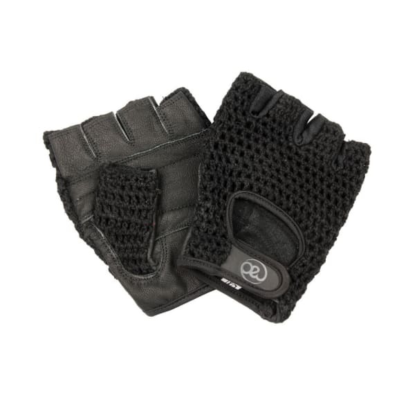 Fitness Mad Mens Leather Mesh Training Gloves (L-XL)