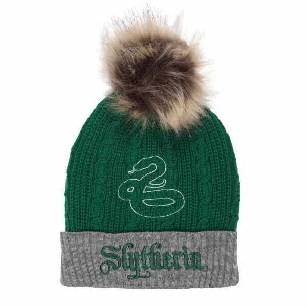 Harry Potter Slytherin Pom Pom Beanie