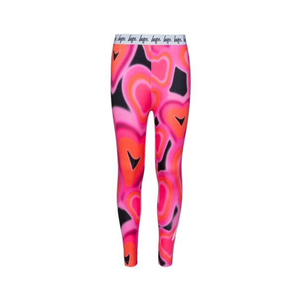 Hype Girls Spray Heart Leggings (14 Years)