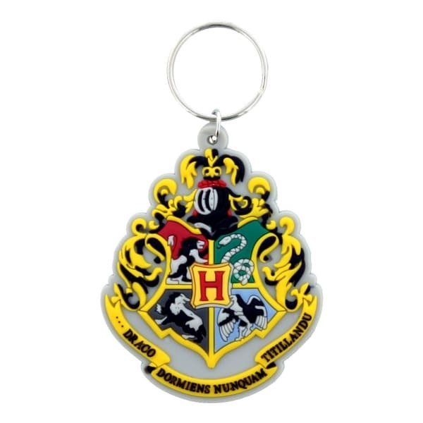 Harry Potter Hogwarts Crest Rubber Keyring