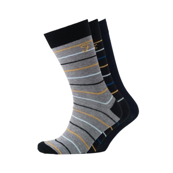 Farah Mens Marston Socks (Pack of 3)