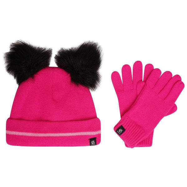 Dare 2B Kids Brighten Fluffy Hat And Gloves Set (7-10 Years)