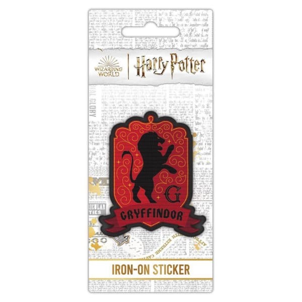 Harry Potter Gryffindor Iron On Patch (70mm x 55mm)