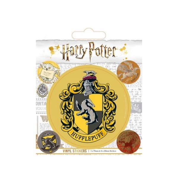 Harry Potter Vinyl Hufflepuff Stickers (Pack of 5)