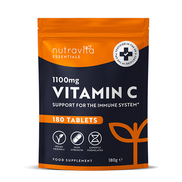 Nutravita Vitamin C 1100mg – 90 Vegan Tablets