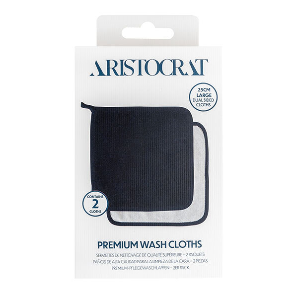 Aristocrat Premium Grooming Wash Cloths  (2 Pack)