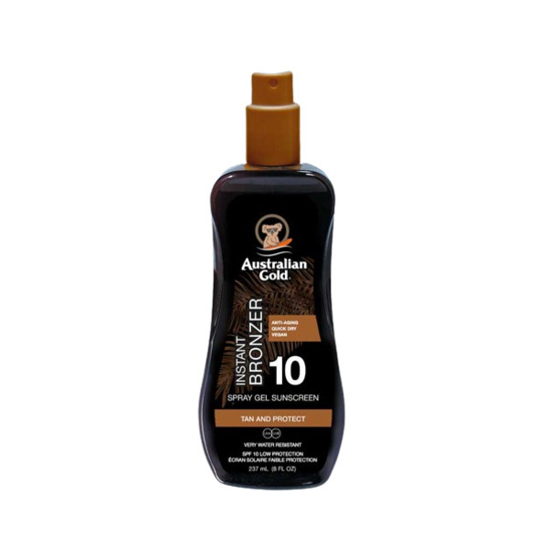 Australian Gold Spray Gel With Instant Bronzer SPF 10 237ml