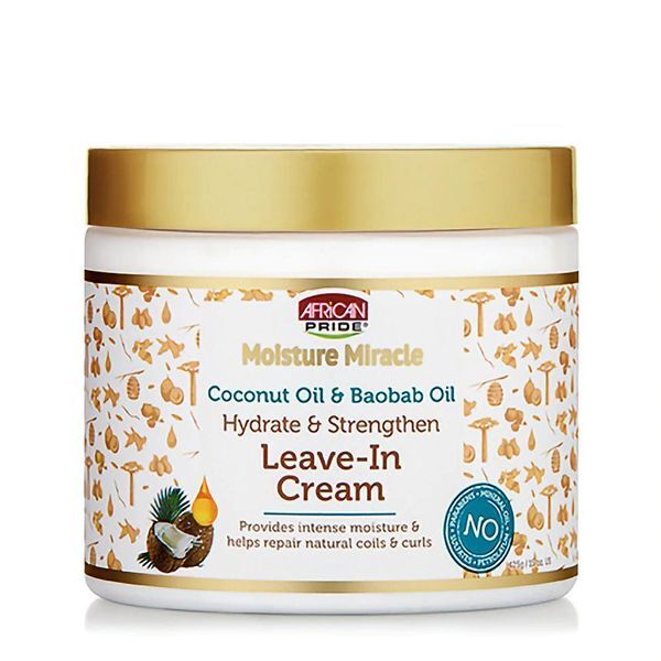 African Pride Moisture Miracle Coconut Oil & Baobab Oil Leav