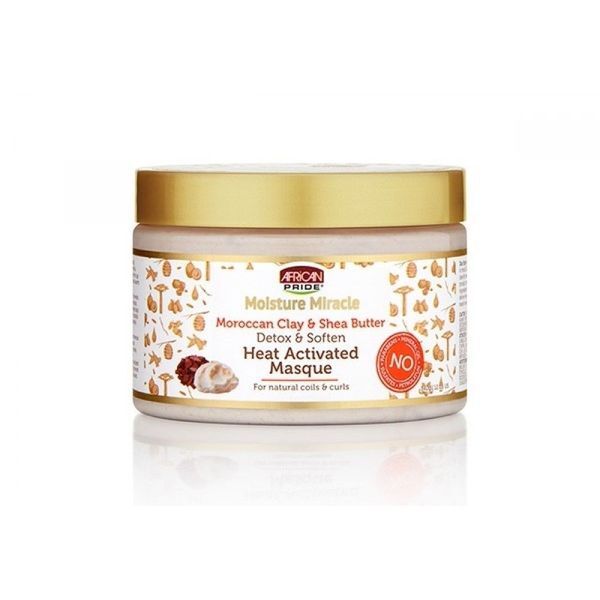 African Pride Moisture Miracle Moroccan Clay & Shea Butter H