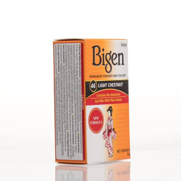 Bigen Permanent Powder Hair Colour - Light Chestnut