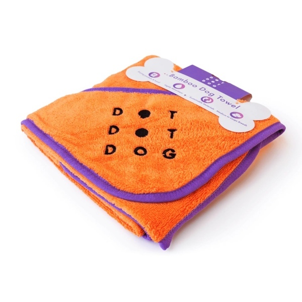 DotDotPet Bamboo Dog Towel for Medium & Large Breeds