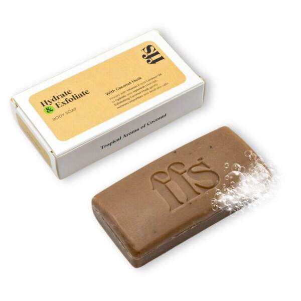 FFS Beauty Coconut Exfoliate Body Soap Bar 60g