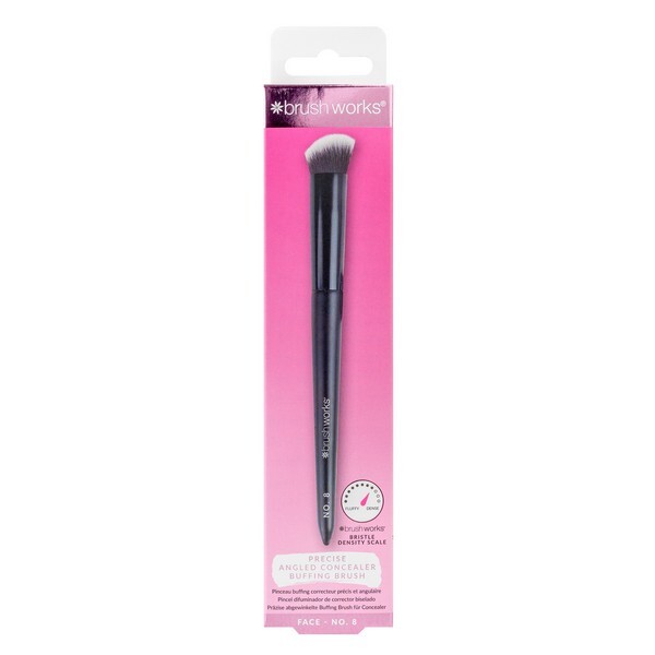 Brushworks No. 8 Precise Angled Concealer Buffing Brush