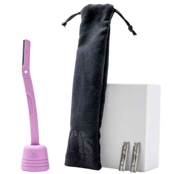 FFS Beauty Dermaplaning Facial Kit + Stand (Flamingo Pink)