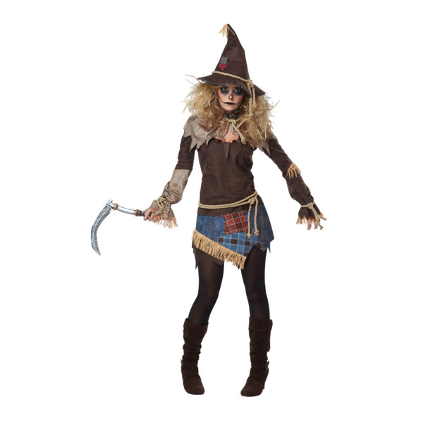 California Costumes Ladies Creepy Scarecrow Large