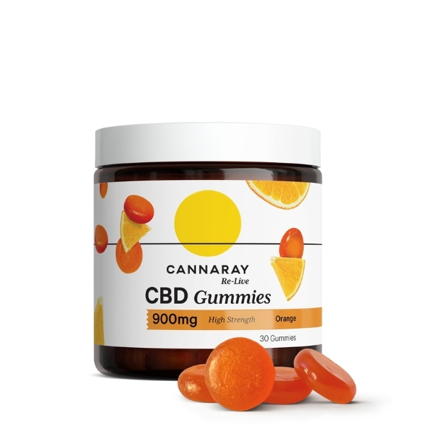 Cannaray CBD Gummies 900mg