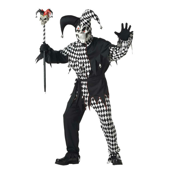 California Costumes Mens Jester Plus 52'' Chest, 48'' Waist