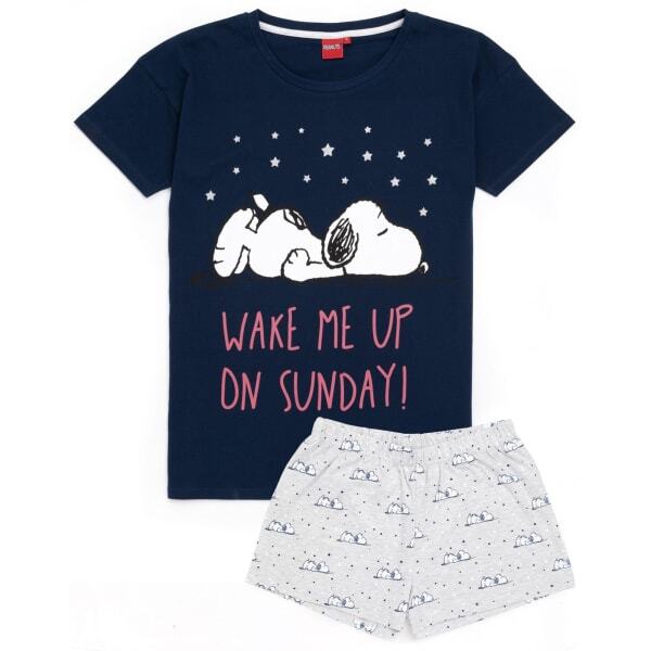 Snoopy Womens Short Pyjama Set (S)