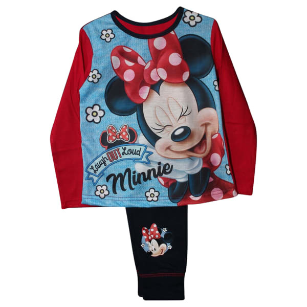 Disney Girls Minnie Mouse Pyjama Set (5-6 Years)