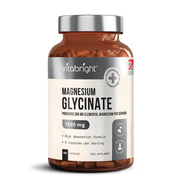 VitaBright Magnesium Glycinate - 1500mg High Strength