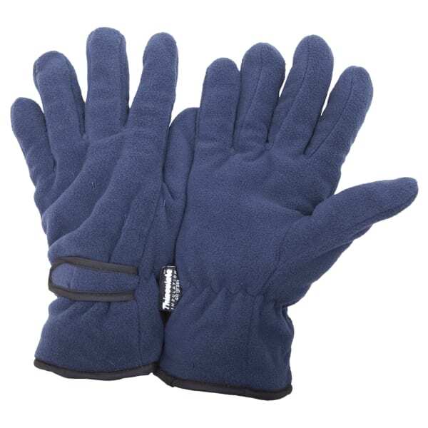 FLOSO Mens Winter Thermal Fleece Gloves (3M 40g) (Medium)