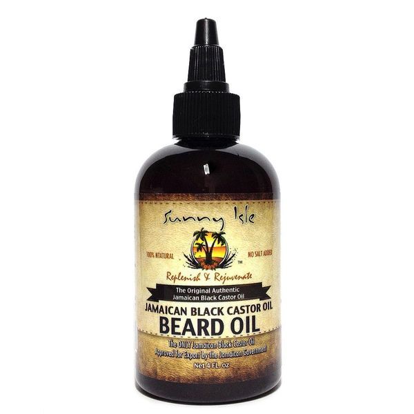 Sunny Isle Jamaican Black Castor Oil Beard Oil - 4oz