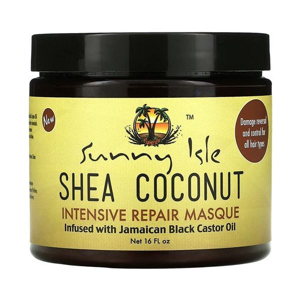 Sunny Isle Shea Coconut Intensive Repair Masque Infused With