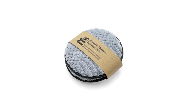 FFS Reusable Makeup Remover Pad 2 Pack - Grey