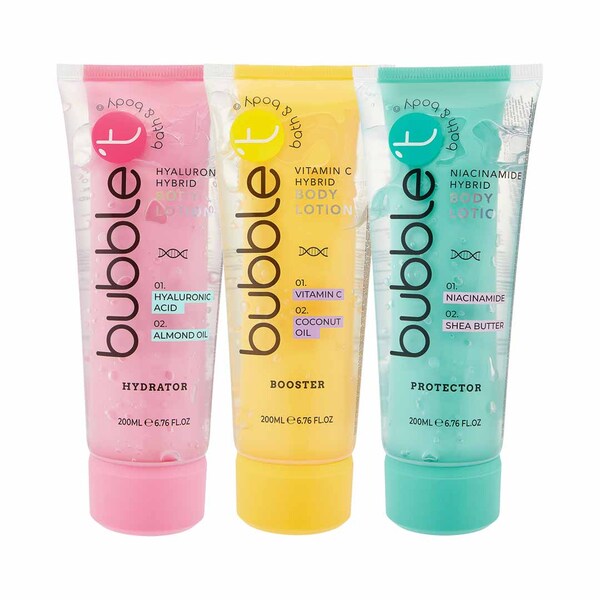 Bubble T Hybrid Body Lotion Bundle 3 x 200ml