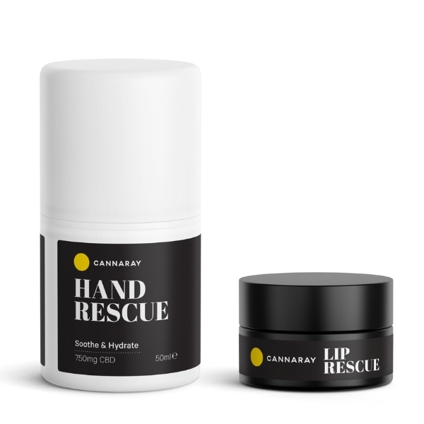 Cannaray CBD Hand and Lip Duo