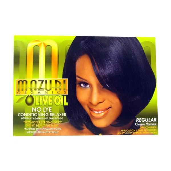 Mazuri Olive Oil No Lye Conditioning Relaxer - 1app,Regular