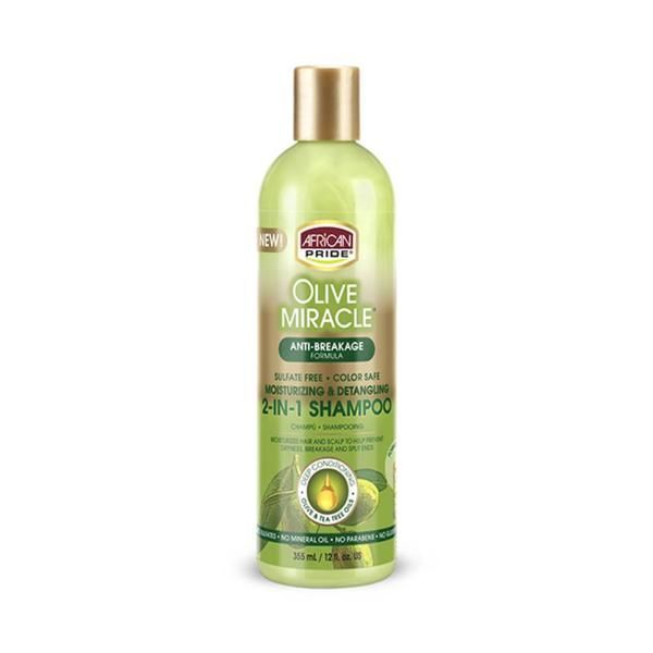 African Pride Olive Miracle 2 in 1 Shampoo & Conditioner - 3