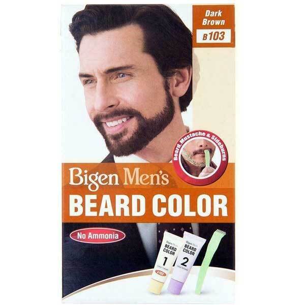 Bigen Mens Beard Colour Dark Brown B103