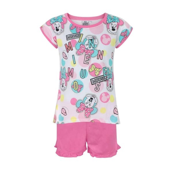 Disney Girls Minnie Mouse Short Pyjama Set (6 Years)